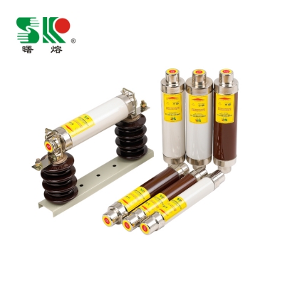 High-voltage current-limiting fuse for transformer protection